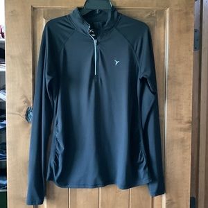 Old Navy Active Maternity Long Sleeve Top Black